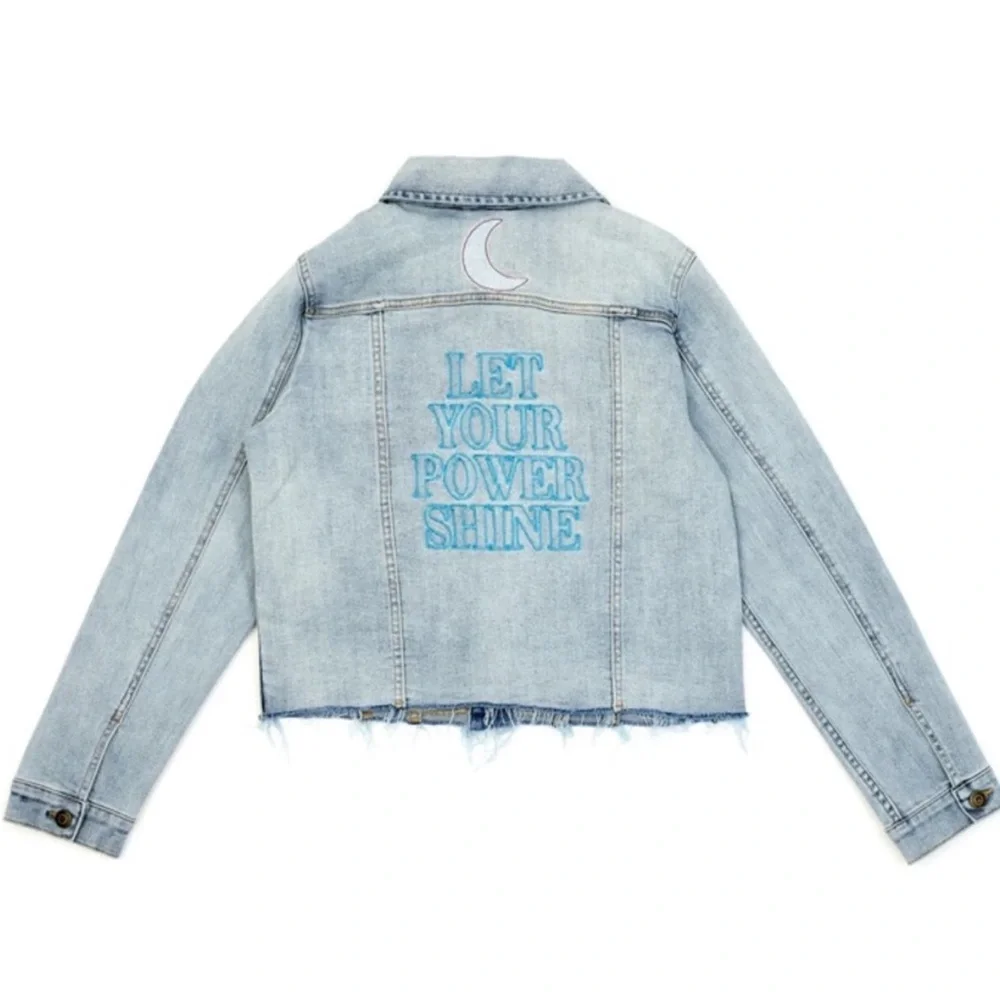 Disney Rapunzel Denim Jacket Tangled Size 1X - Picture 2 of 12